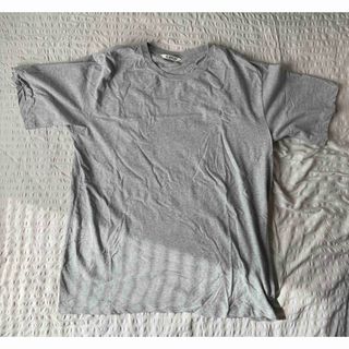 オーラリー(AURALEE)のAURALEE オーラリー コットンカシミヤ Tシャツ サイズ4 グレー(Tシャツ/カットソー(半袖/袖なし))