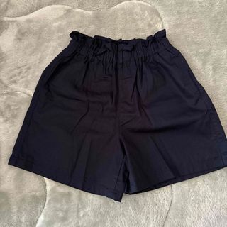 ジーユー(GU)の美品　140 GU キュロットス　ネイビー　ポケット2個　キッズ(パンツ/スパッツ)