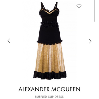 Alexander McQueen - 新品タグ付き　Alexander McQueen ドレス