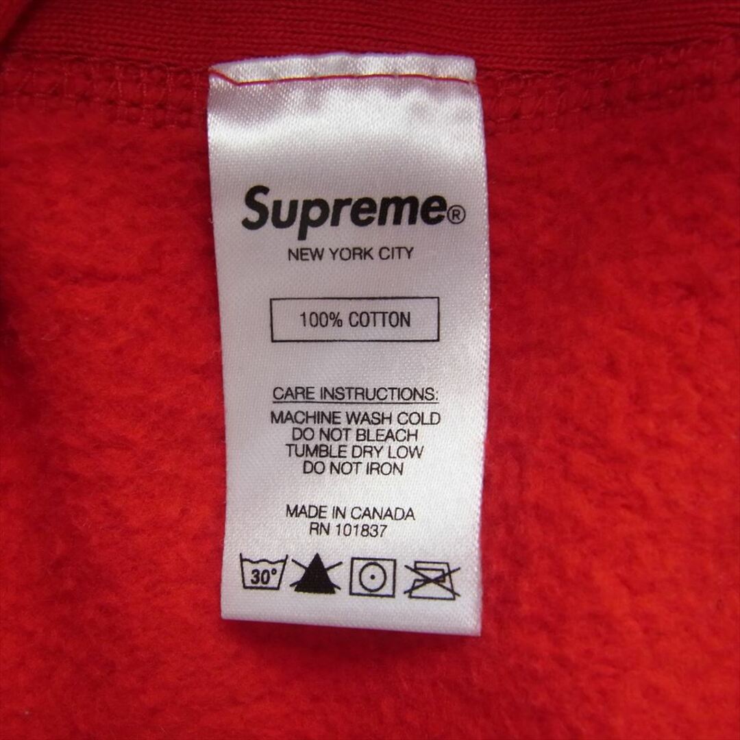 Supreme(シュプリーム)のSupreme シュプリーム パーカー 19AW Bandana Box Logo Hooded Sweatshirt バンダナ ボックスロゴ パーカー フーディー ペイズリー柄 レッド系 M【中古】 メンズのトップス(パーカー)の商品写真