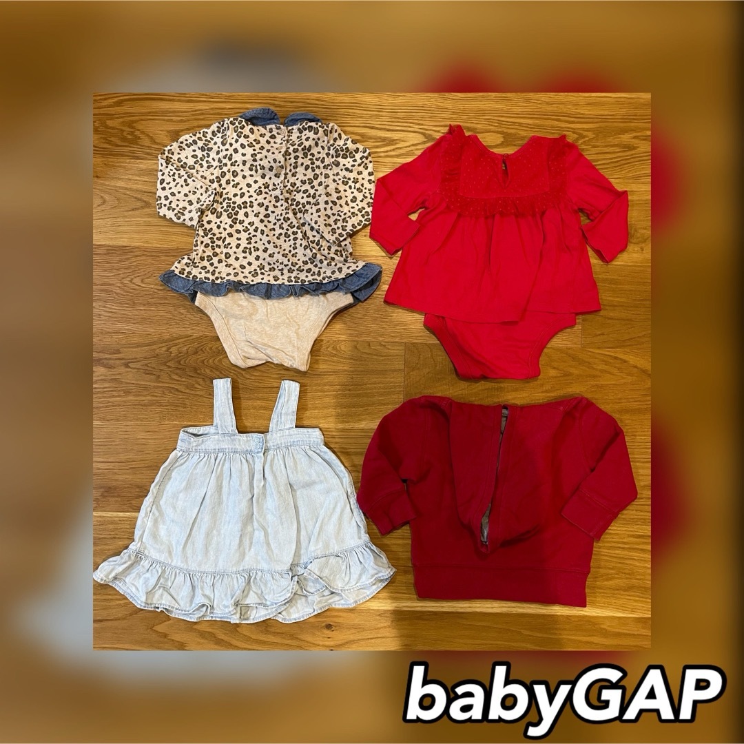 babyGAP(ベビーギャップ)のbabyGAP＊ロンパース、パーカー、スウェット、ワンピース、まとめ売り キッズ/ベビー/マタニティのベビー服(~85cm)(ロンパース)の商品写真