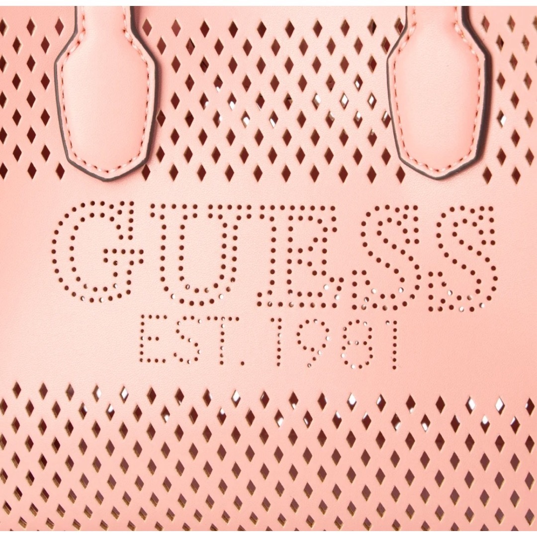 GUESS(ゲス)の新品【GUESS】ゲス　KATEY ミニトート　ショルダーバッグ　ピンク レディースのバッグ(トートバッグ)の商品写真