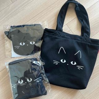 ベローチェ 黒ねこまみれ3点セット 🐈‍⬛(トートバッグ)