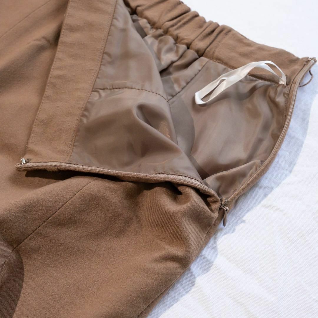 【SILPLAIRE】ロングスカート ハイウエスト【M】ウエストゴム 美脚 上品 レディースのスカート(ロングスカート)の商品写真