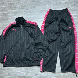 PUMA - 美品 PUMA プーマ ジャージ トラックジャケット 上下 セットアップ ピンク