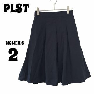 プラステ(PLST)の【PLST】プラステ スカート 膝丈【2】美脚 細見え フレア かわいい 上品(ひざ丈ワンピース)