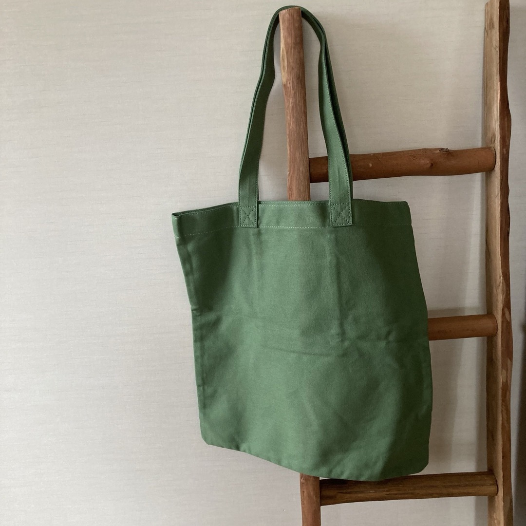 SM2(サマンサモスモス)の新品 サマンサモスモス sm2 ロゴキャンパストートバッグ グリーン レディースのバッグ(トートバッグ)の商品写真