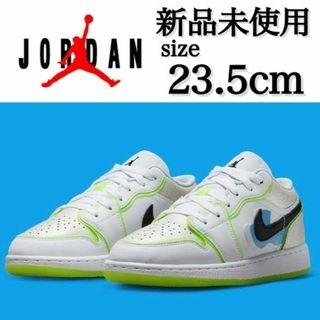 ナイキ(NIKE)の新品 NIKE 23.5cm AIR JORDAN 1 LOW (GS)(スニーカー)