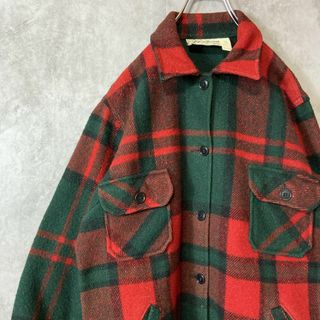 エルエルビーン(L.L.Bean)の【70s、筆記体タグ】L.L.Beanハンティングジャケット古着チェックCPO(その他)