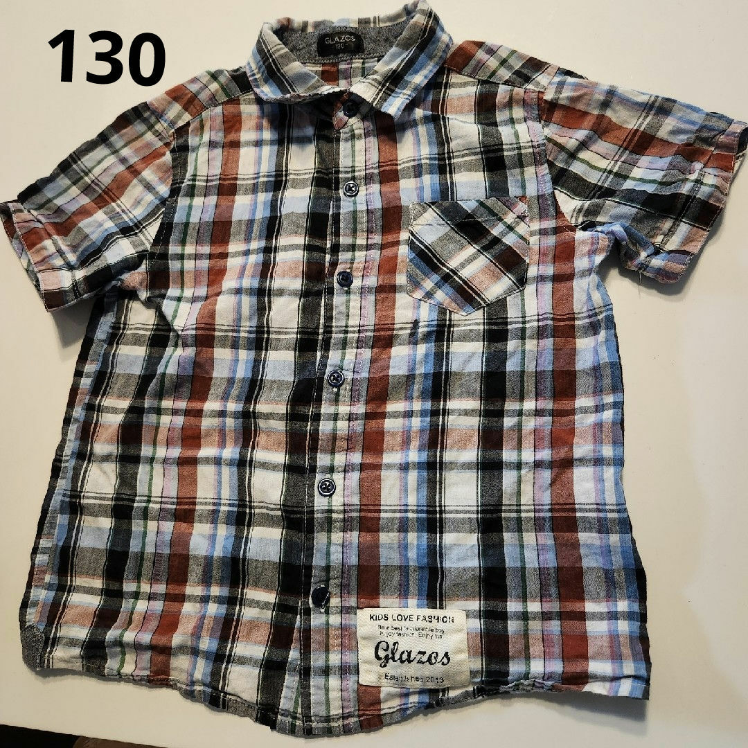 子ども服まとめ売り ハーフパンツ110㎝ Tシャツ120㎝ シャツ130㎝ キッズ/ベビー/マタニティのキッズ服男の子用(90cm~)(その他)の商品写真