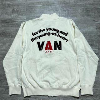 ヴァンヂャケット(VAN Jacket)の未使用タグ付属　VAN JACKET ヴァン ジップパーカー 刺繍ロゴ L(パーカー)