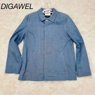 ディガウェル(DIGAWEL)の美品　ディガウェル　デニムジャケット　1  メンズ　レディース　ユニセックス(Gジャン/デニムジャケット)