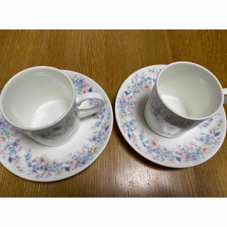 ウェッジウッド(WEDGWOOD)のウェッジウッド　アンジェラ　カップ&ソーサー  (グラス/カップ)