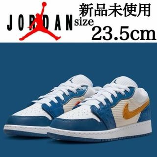 ナイキ(NIKE)の新品 NIKE 23.5cm AIR JORDAN 1 LOW (GS)(スニーカー)