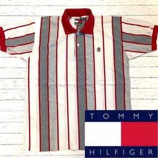 トミーヒルフィガー(TOMMY HILFIGER)の【TOMMY HILFIGER】トミー•ヒルフィガー メンズ　ポロシャツ(ポロシャツ)