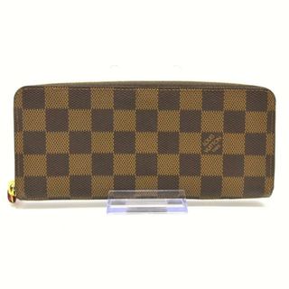 ルイヴィトン(LOUIS VUITTON)のLOUIS VUITTON(ルイヴィトン) 長財布 ダミエ美品  ポルトフォイユクレマンス N60534 スリーズ ダミエ・キャンバス(財布)