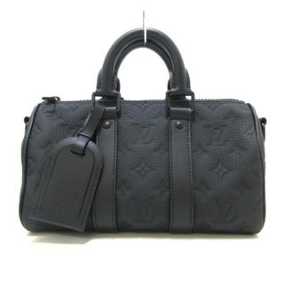 ルイヴィトン(LOUIS VUITTON)のLOUIS VUITTON(ルイヴィトン) ハンドバッグ トリヨンモノグラム美品  キーポルバンドリエール25 M20900 ノワール トリヨンレザー（皮革の種類：牛革）(ハンドバッグ)