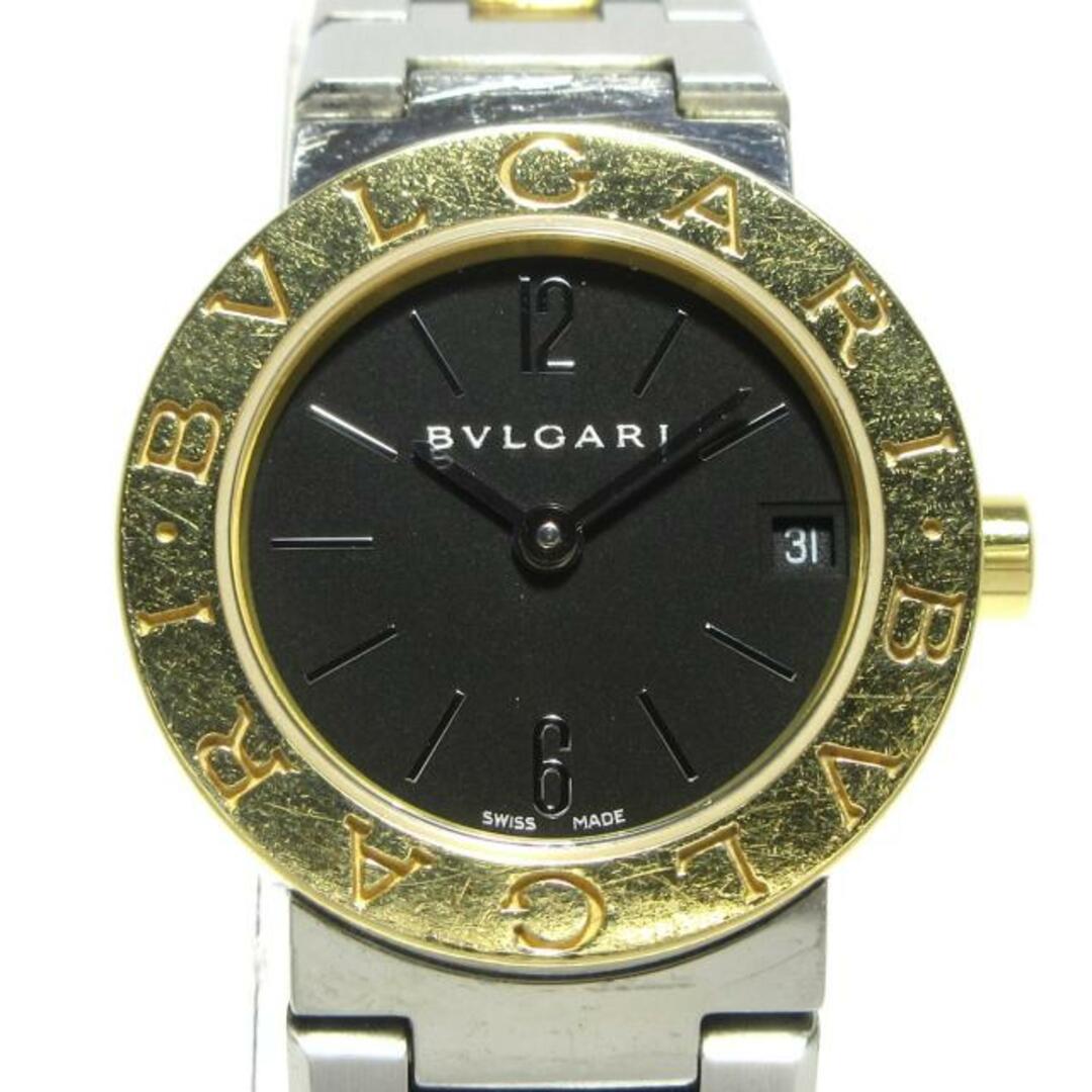 BVLGARI(ブルガリ)のBVLGARI(ブルガリ) 腕時計 ブルガリブルガリ BB23SG レディース SS×K18YG 黒 レディースのファッション小物(腕時計)の商品写真