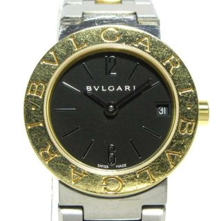 ブルガリ(BVLGARI)のBVLGARI(ブルガリ) 腕時計 ブルガリブルガリ BB23SG レディース SS×K18YG 黒(腕時計)