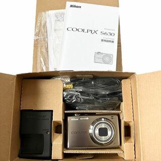 ニコン(Nikon)の【付属品完備】Nikon COOLPIX S630 デジカメ　コンデジ　ニコン(コンパクトデジタルカメラ)