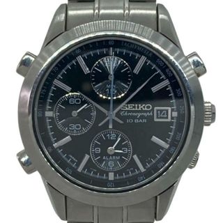 セイコー(SEIKO)のSEIKO(セイコー) 腕時計 - 7T32-7H60 メンズ クロノグラフ 黒(その他)