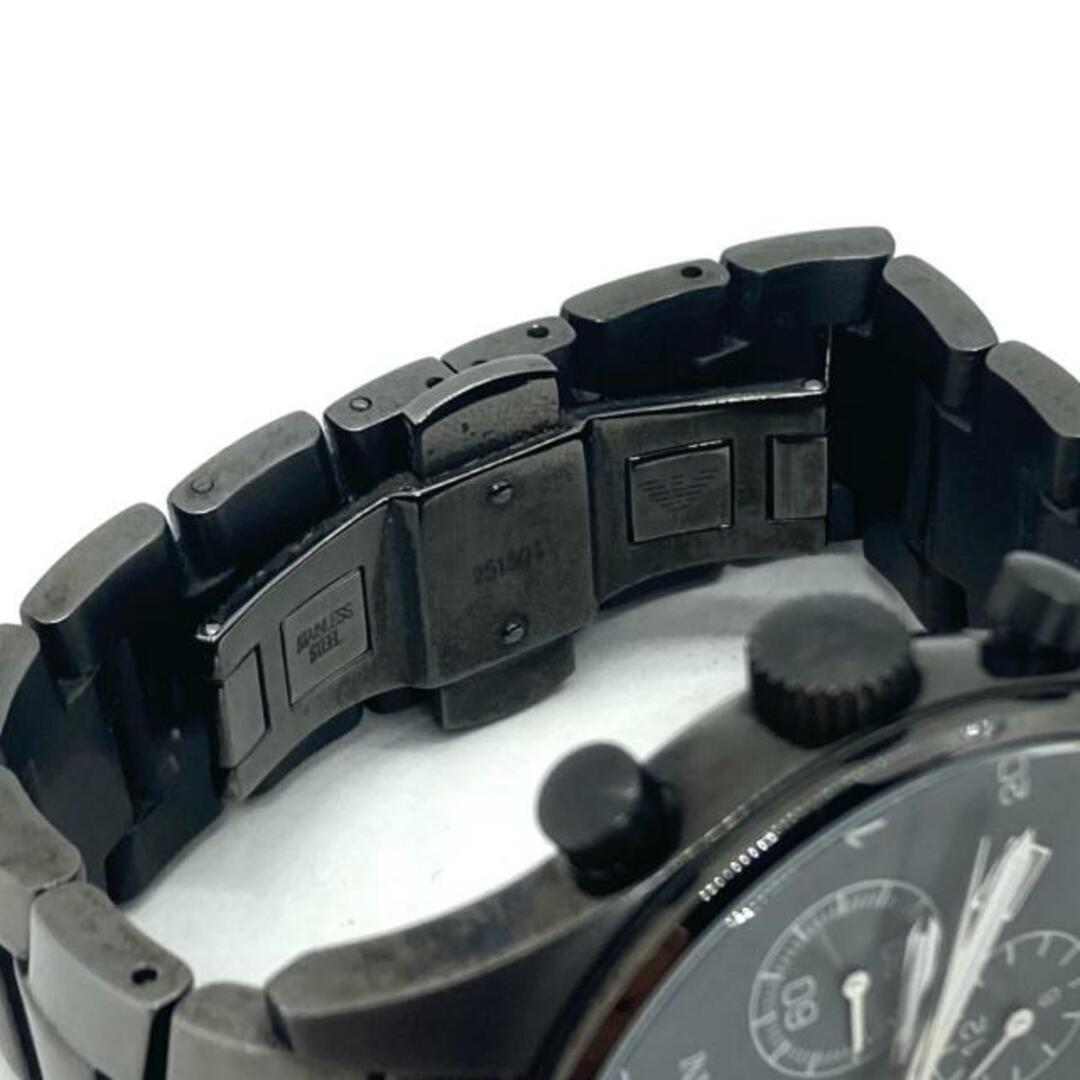 Emporio Armani(エンポリオアルマーニ)のEMPORIOARMANI(アルマーニ) 腕時計 - AR-5964 メンズ クロノグラフ ダークグレー メンズの時計(その他)の商品写真