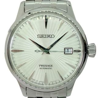 SEIKO - SEIKO(セイコー) 腕時計美品  PRESAGE(プレザージュ) 4R35-01T0 メンズ 裏スケ アイボリー