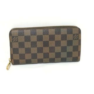 ルイヴィトン(LOUIS VUITTON)のLOUIS VUITTON(ルイヴィトン) 長財布 ダミエ ジッピーウォレット N60015 エベヌ ダミエ・キャンバス(財布)