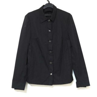 プラダ(PRADA)のPRADA(プラダ) 長袖シャツブラウス サイズ42 M レディース - 黒(シャツ/ブラウス(長袖/七分))