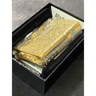 zippo ジャグラー ゴールド ハンマートーン 3面刻印 2021年製(その他)