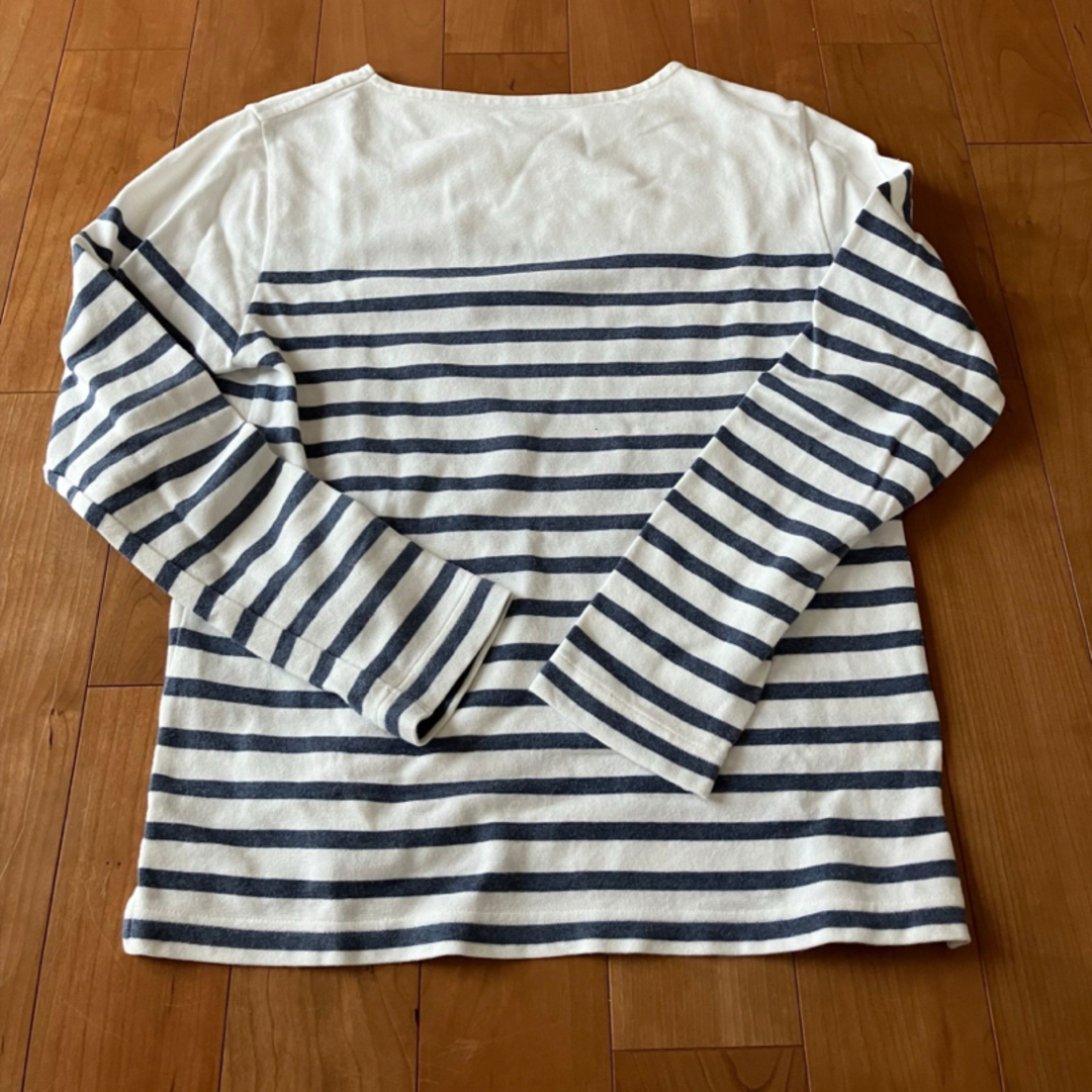 MUJI (無印良品)(ムジルシリョウヒン)の無印良品　メンズM  ボーダーTシャツ　長袖 メンズのトップス(Tシャツ/カットソー(七分/長袖))の商品写真