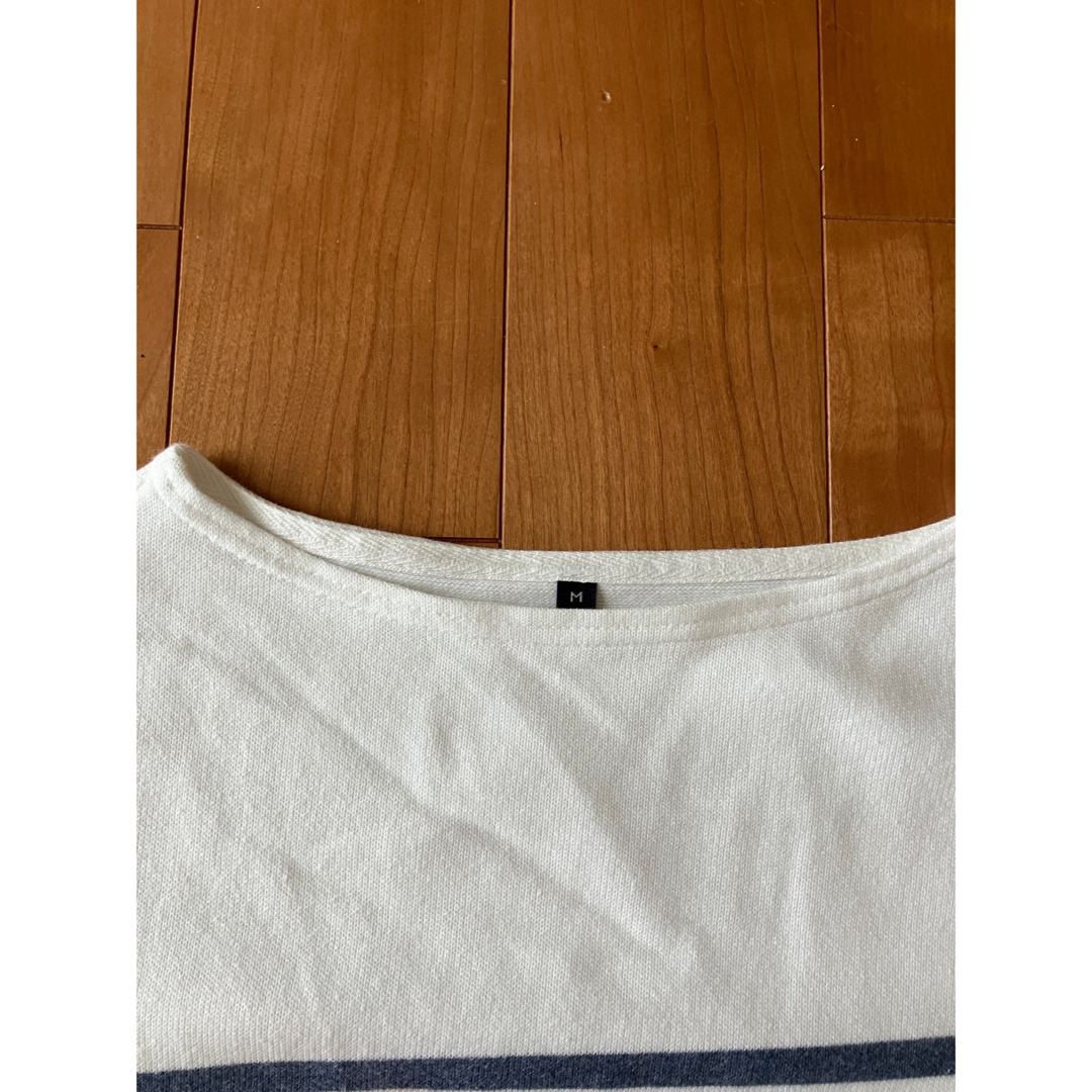 MUJI (無印良品)(ムジルシリョウヒン)の無印良品　メンズM  ボーダーTシャツ　長袖 メンズのトップス(Tシャツ/カットソー(七分/長袖))の商品写真