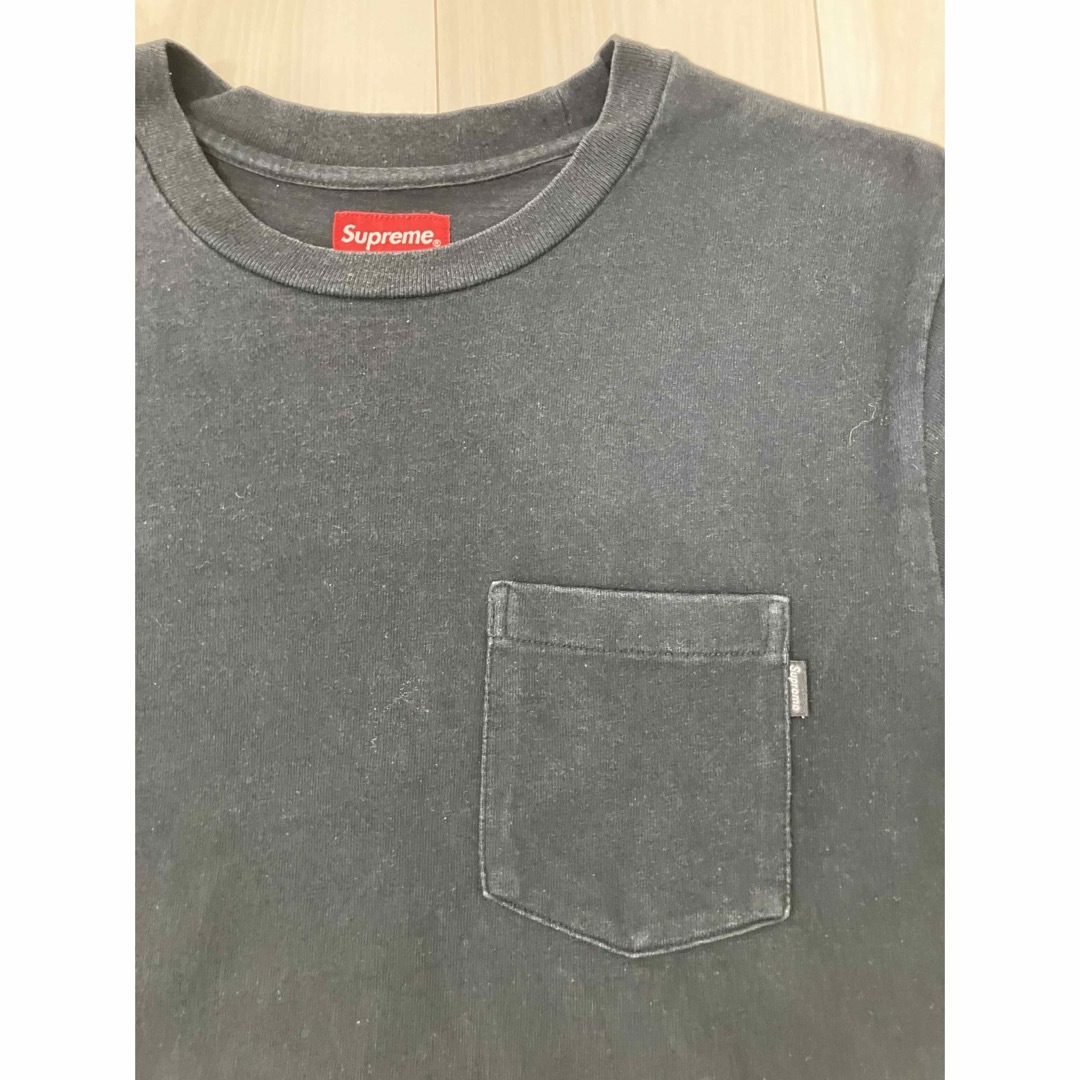 Supreme(シュプリーム)の✨美品✨ Supreme Pocket tee　S   黒 シュプリーム メンズのトップス(Tシャツ/カットソー(半袖/袖なし))の商品写真