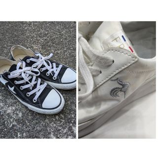 コンバース(CONVERSE)のコンバース　ルコック　23cm 2足セット(スニーカー)