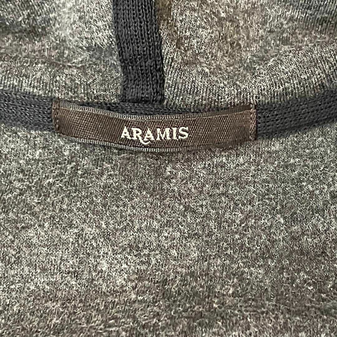 Aramis(アラミス)のARAMIS  アラミス　レディース　薄手コート　フード付き　ブラック　S レディースのジャケット/アウター(チェスターコート)の商品写真