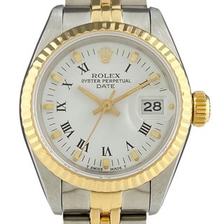 ロレックス(ROLEX)のロレックス デイトジャスト ローマン 69173 自動巻き レディース 【中古】(腕時計)