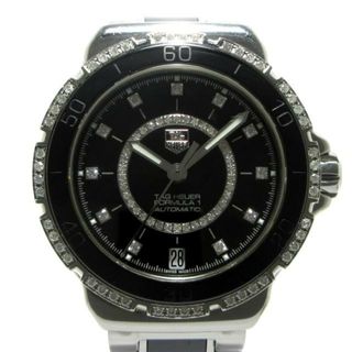 TAG Heuer - TAG Heuer(タグホイヤー) 腕時計 フォーミュラ1 WAU2212.BA0859 レディース SS×セラミック/11Pダイヤインデックス/ダイヤベゼル/裏スケ 黒