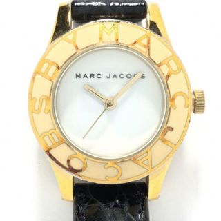 マークバイマークジェイコブス(MARC BY MARC JACOBS)のMARC BY MARC JACOBS(マークジェイコブス) 腕時計 - MBM1098 レディース 社外ベルト 白(腕時計)