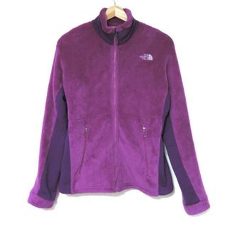 ザノースフェイス(THE NORTH FACE)のTHE NORTH FACE(ノースフェイス) ブルゾン サイズL レディース - パープル×ダークパープル 長袖/秋/冬(ブルゾン)