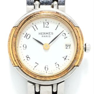 エルメス(Hermes)のHERMES(エルメス) 腕時計 ウィンザー レディース 白(腕時計)