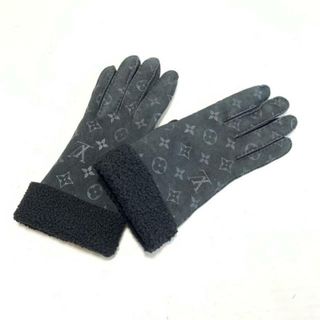 ルイヴィトン(LOUIS VUITTON)のLOUIS VUITTON(ルイヴィトン) 手袋 レディース ゴン シャーリング ダーリン M71848 黒 羊革(手袋)