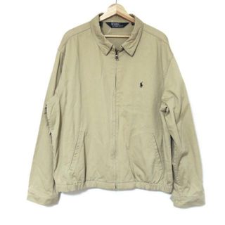 ポロラルフローレン(POLO RALPH LAUREN)のPOLObyRalphLauren(ポロラルフローレン) ブルゾン サイズL メンズ - ベージュ 長袖/春/秋(ブルゾン)