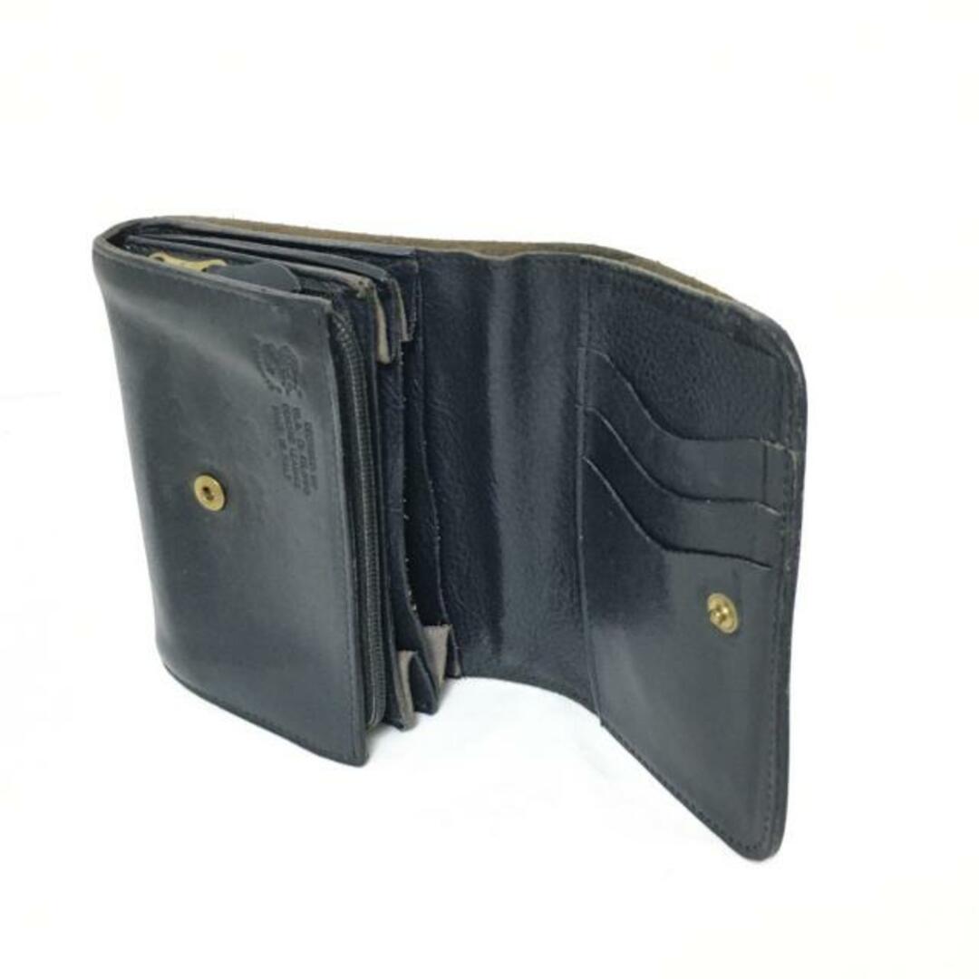 IL BISONTE(イルビゾンテ)のIL BISONTE(イルビゾンテ) 2つ折り財布 - 黒 レザー レディースのファッション小物(財布)の商品写真