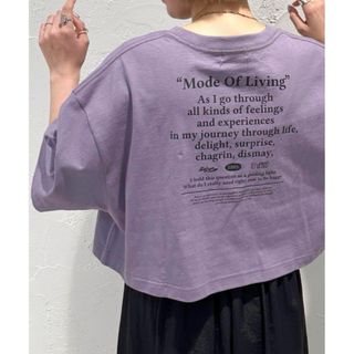 ♢新品タグ付♢ アプレジュールミニョン ゆるショートTシャツ(Tシャツ(半袖/袖なし))