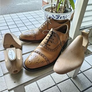 エルメネジルドゼニア(Ermenegildo Zegna)の希少美品 純正シューツリー付 エルメネジルド ゼニア 7D 最高峰クチュール(ドレス/ビジネス)