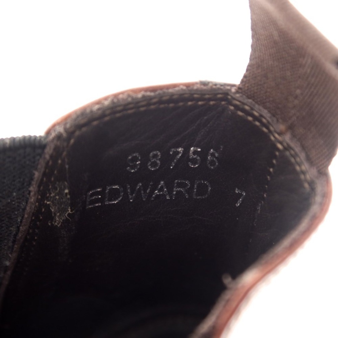 【中古】ジャランスリウァヤ JALAN SRIWIJAYA EDWARD サイドゴアブーツ ブラウン【サイズ7】【メンズ】 メンズの靴/シューズ(ブーツ)の商品写真