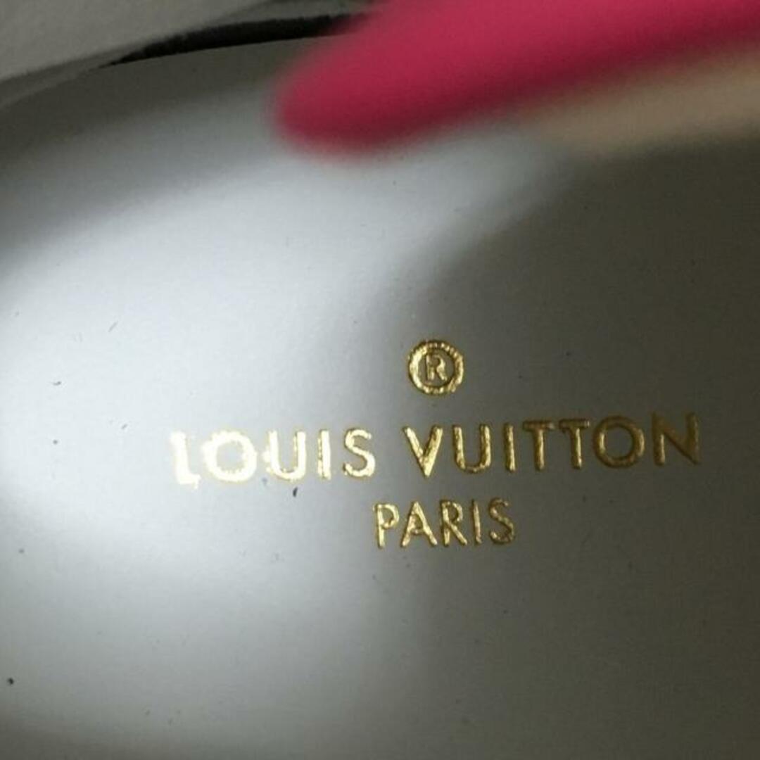 LOUIS VUITTON(ルイヴィトン)のLOUIS VUITTON(ルイヴィトン) スニーカー 37 1/2 レディース ブーンボックス・ライン 白×ブルーグレー×マルチ 型押し加工/インソール取外し可/ハイカット レザー×スエード レディースの靴/シューズ(スニーカー)の商品写真