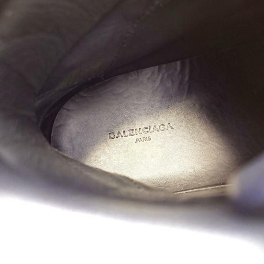 Balenciaga(バレンシアガ)のBALENCIAGA(バレンシアガ) スニーカー 42 メンズ - 391209 黒 型押し加工/インソール取外し可 レザー メンズの靴/シューズ(スニーカー)の商品写真