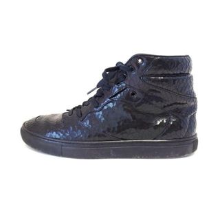 Balenciaga - BALENCIAGA(バレンシアガ) スニーカー 42 メンズ - 391209 黒 型押し加工/インソール取外し可 レザー