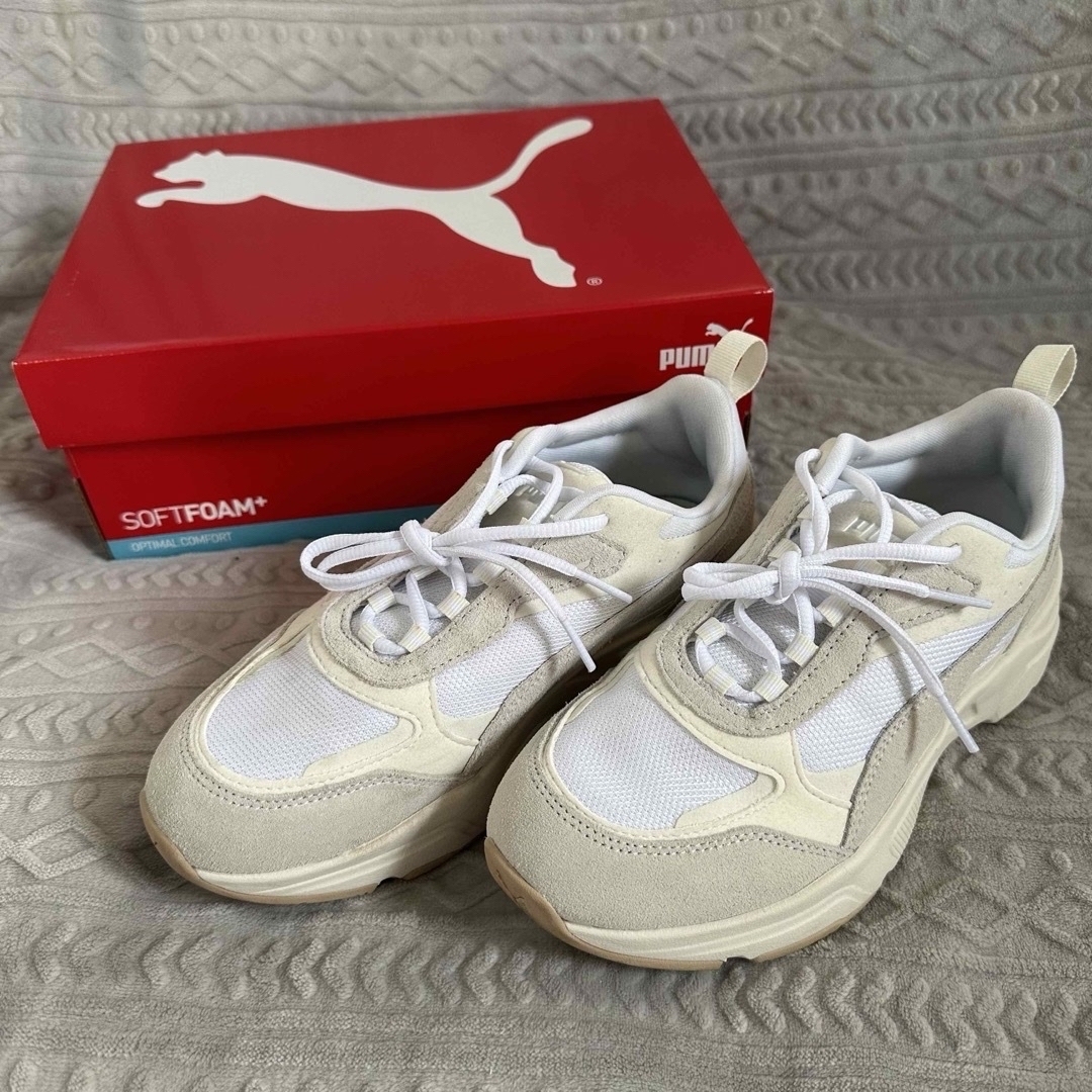 PUMA(プーマ)の【PUMA×SnowMan】カッシア SFS 01WHT/WHT ホワイト レディースの靴/シューズ(スニーカー)の商品写真